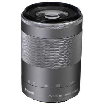 Mirrorless Lenses - Canon LENS EF-M 55-200mm f/4.5-6.3 IS STM Silver - quick order from manufacturer