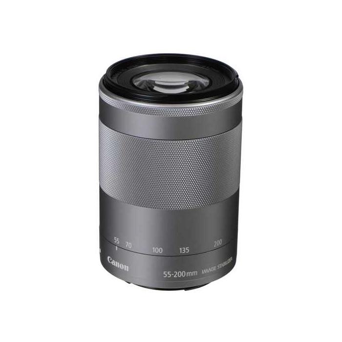 Mirrorless Lenses - Canon LENS EF-M 55-200mm f/4.5-6.3 IS STM Silver - quick order from manufacturer