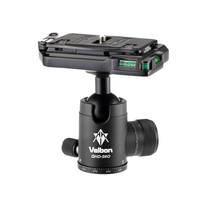 Tripod Heads - VELBON QHD-S6Q Tripod with 116916 92100 Quick Release Plate - quick order from manufacturer