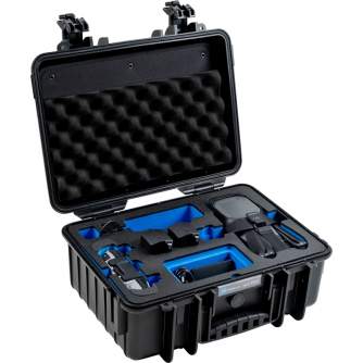 Кофры - BW OUTDOOR CASES TYPE 4000 FOR DJI MAVIC3 / MAVIC 3 FLY MORE COMBO / MAVIC 3 CINE PREM. COMBO, BLACK 4000/B/MAVIC3 - быс