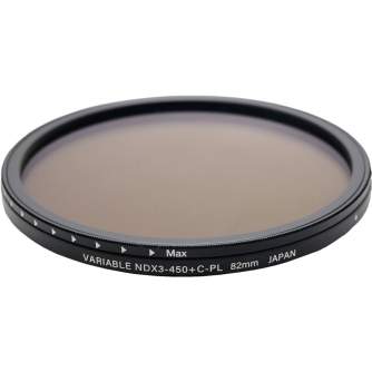 Neutral Density Filters - KENKO PRO1D+ INSTANT ACTION VARIABLE NDX3-450+C-PL SET 82MM 351697 - buy today in store and with delivery