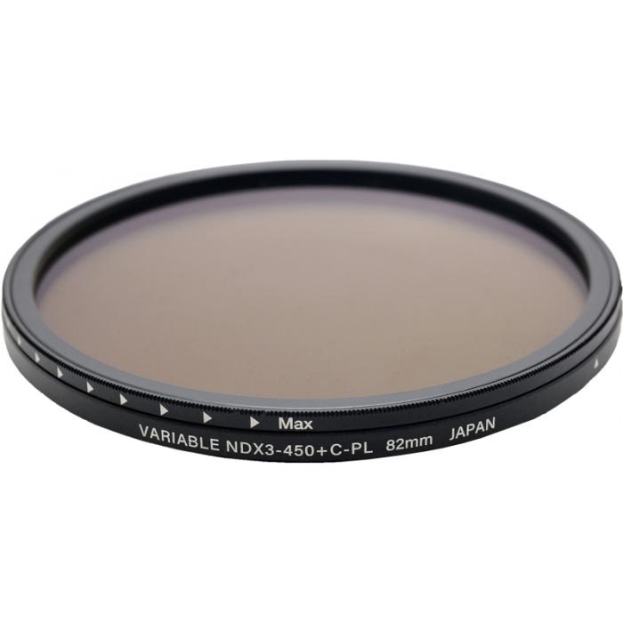 Neutral Density Filters - KENKO PRO1D+ INSTANT ACTION VARIABLE NDX3-450+C-PL SET 82MM 351697 - buy today in store and with delivery