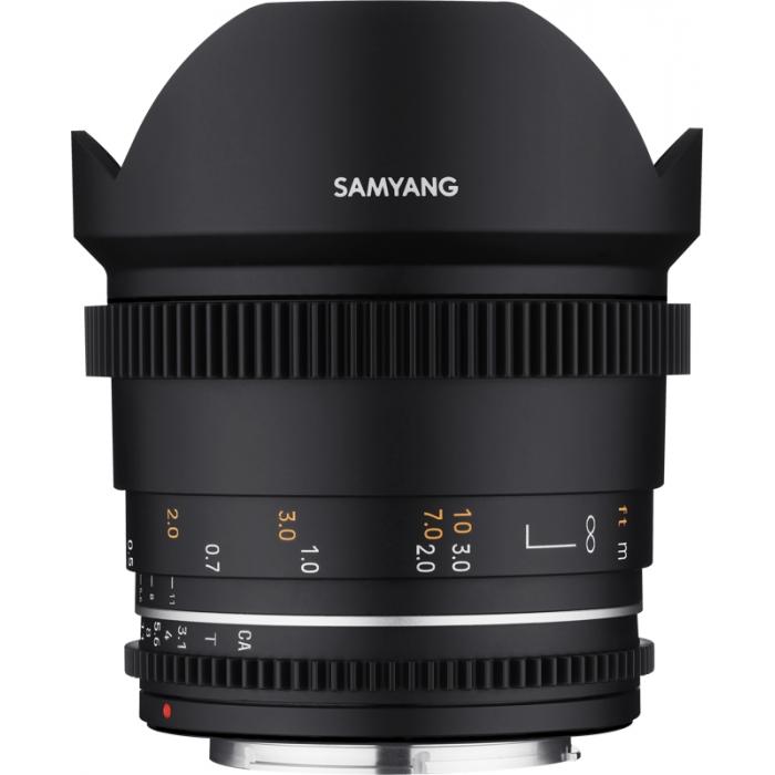 SLR Objektīvi - SAMYANG 14MM T3.1 VDSLR MK2 CANON F1310601102 - ātri pasūtīt no ražotāja