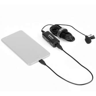 Piespraužamie mikrofoni (Lavalier) - Boya BY-DM10UC Lavalier Microphone for Android and Computer - ātri pasūtīt no ražotāja