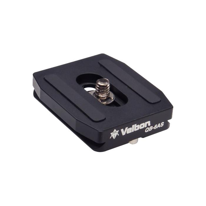 Tripod Accessories - VELBON QB-6AS Quick Release Plate for Tripods - quick order from manufacturer