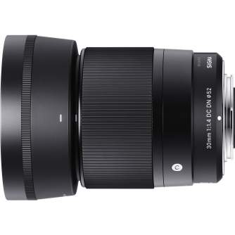 MIRRORLESS Objektīvi - Sigma 30mm f/1.4 DC DN Contemporary lens for Canon EF-M 302971 - быстрый заказ от производителя