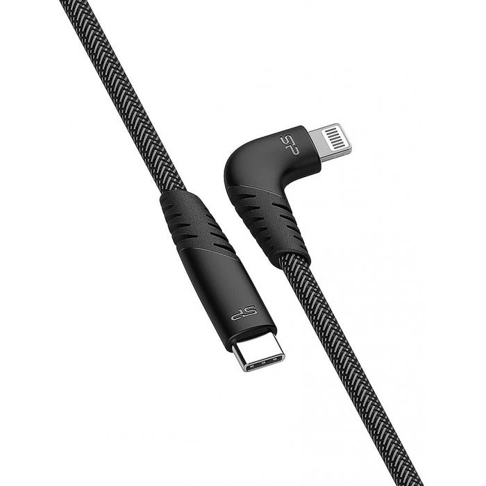 Кабели - Silicon Power cable USB-C - Lightning 1m, gray (LK50CL) SP1M0ASYLK50CL1G - быстрый заказ от производителя