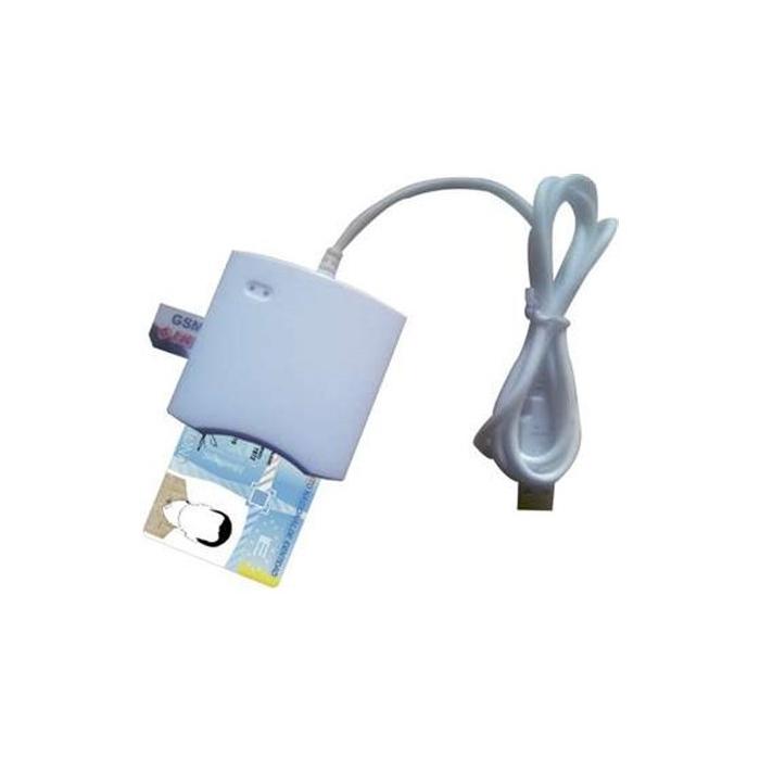 Card Reader - Transcend smart card reader N68, white EZ100PU-N68 - quick order from manufacturer