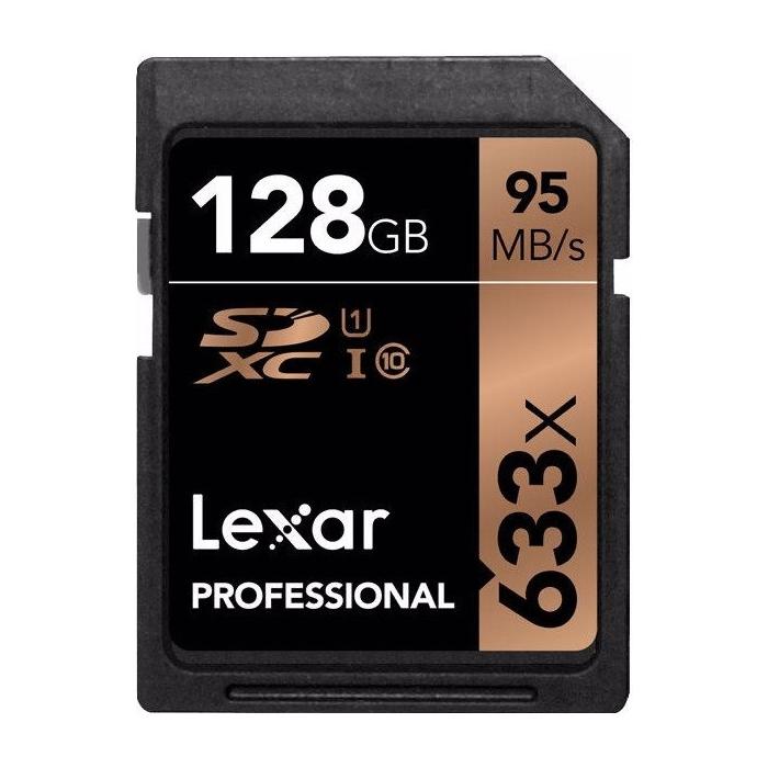 Vairs neražo - Lexar atmiņas karte SDXC 128GB Pro 633x U3 V30 95MB/s LSD128GCB1EU633