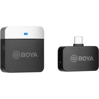 Boya 2.4 GHz Tie pin Microphone Wireless BY-M1LV-U for USB-C Android & iPhone 15