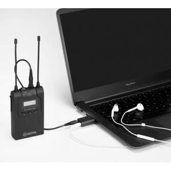 Audio vadi, adapteri - Boya BY-EA2 USB Sound Adapter for Computers - быстрый заказ от производителя