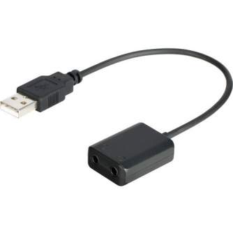 Audio cables, adapters - Boya BY-EA2L USB Sound Adapter for Microphone and Headphones - buy today in store and with delivery