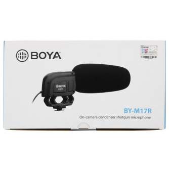 On-Camera Microphones - Boya BY-M17R super-cardioid shotgun microphone - quick order from manufacturer