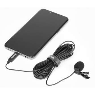 Piespraužamie mikrofoni (Lavalier) - Boya Clip-on Lavalier Microphone BY-M3 for USB-C Android & iPhone 15 - ātri pasūtīt no ražotāja