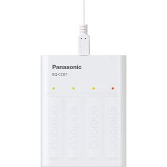 Vairs neražo - Panasonic Batteries Panasonic eneloop lādētājs BQ-CC87USB