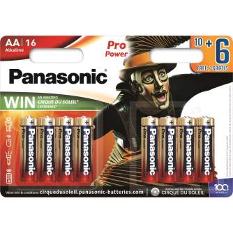 Vairs neražo - Panasonic Batteries Panasonic Pro Power baterija LR6PPG/16B 10+6gb. LR6PPG/16BW 10+6F