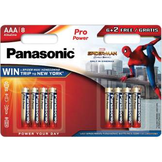 Discontinued - Panasonic Batteries Panasonic Pro Power battery LR03PPG/8B (6+2) LR03PPG/8B (6+2)