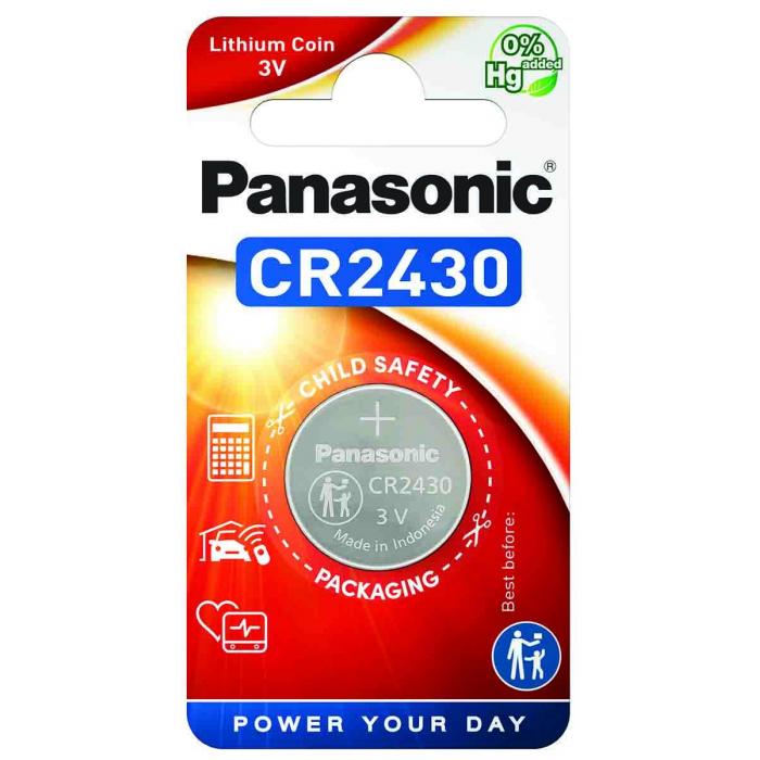 Baterijas, akumulatori un lādētāji - Panasonic Batteries Panasonic battery CR2430/1B CR-2430L/1BP - ātri pasūtīt no ražotāja