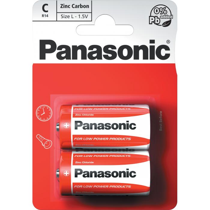 Vairs neražo - Panasonic Batteries Panasonic baterija R14RZ/2B 00123698