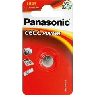 Vairs neražo - Panasonic Batteries Panasonic baterija LR43/1B LR-43L/1B