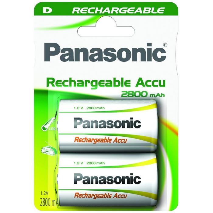 Discontinued - Panasonic Batteries Panasonic rechargeable battery NiMh 2800mAh P20P/2B HHR-1SRE/2B