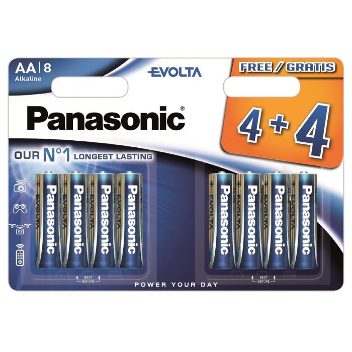 Vairs neražo - Panasonic Batteries Panasonic Evolta baterija LR6EGE/8B (4+4) LR6EGE/8BW 4+4F