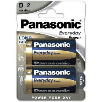 Vairs neražo - Panasonic Batteries Panasonic Everyday Power baterija LR20EPS/2B LR20EPS/2BP