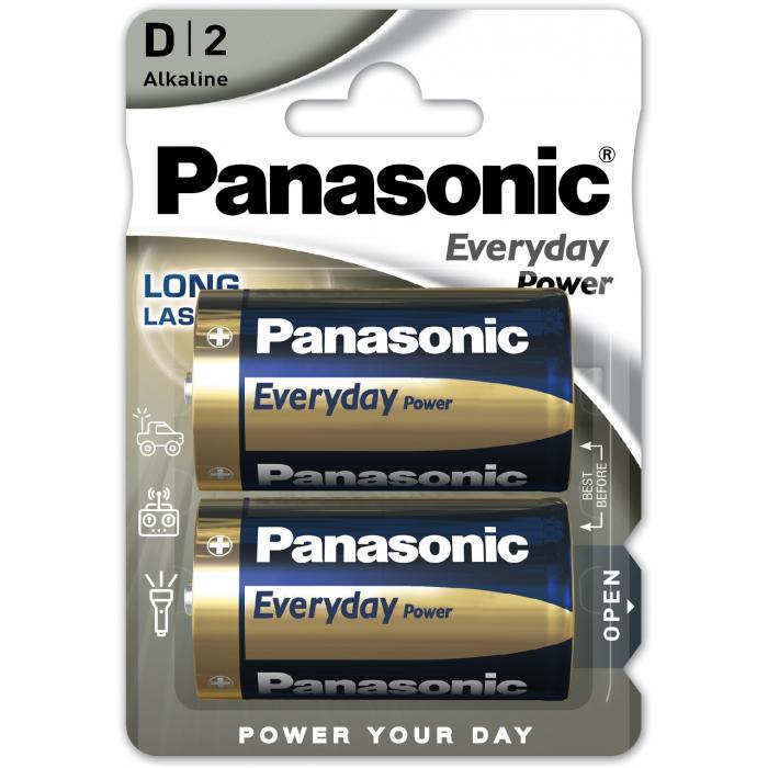 Vairs neražo - Panasonic Batteries Panasonic Everyday Power baterija LR20EPS/2B LR20EPS/2BP