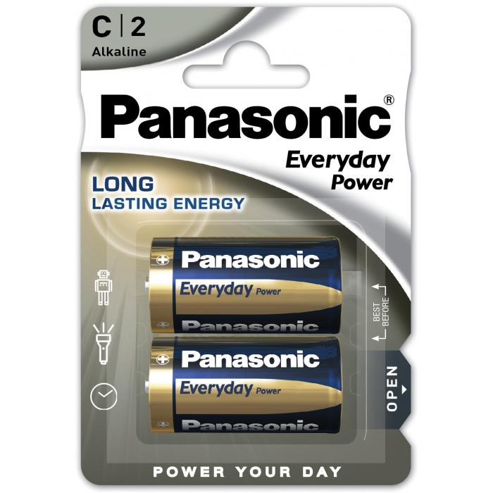 Discontinued - Panasonic Batteries Panasonic Everyday Power battery LR14EPS/2B LR14EPS/2BP