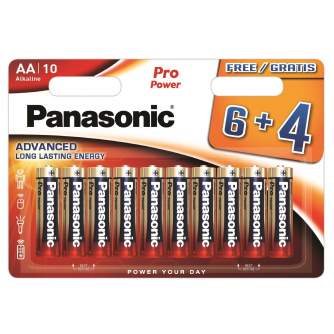 Vairs neražo - Panasonic Batteries Panasonic Pro Power baterija LR6PPG/10B (6+4 gb.) LR6PPG/10BW 6+4F