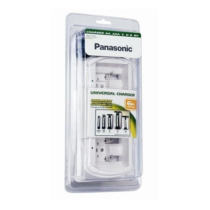 Vairs neražo - Panasonic Batteries Panasonic lādētājs BQ-CC15 universāls BQ-CC15E/1B