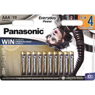 Vairs neražo - Panasonic Batteries Panasonic Everyday Power baterija LR03EPS/10BW (6+4) LR03EPS/10BW 6+4F