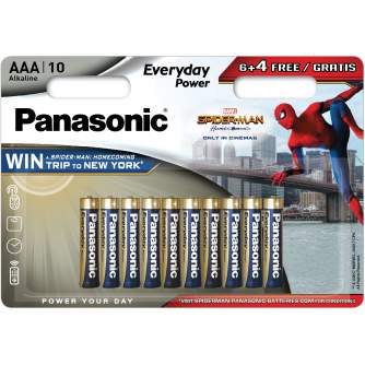 Vairs neražo - Panasonic Batteries Panasonic Everyday Power baterija LR03EPS/10BW (6+4) LR03EPS/10BW 6+4F