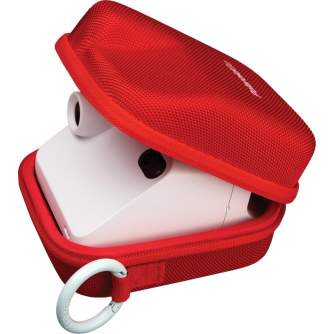 Camera Bags - Polaroid Go Camera Case Red - Protects and clips securely. - quick order from manufacturer