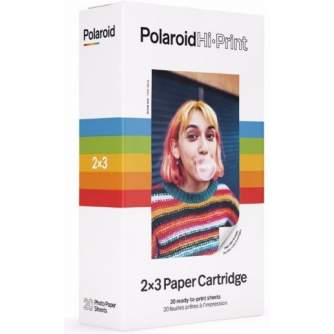 Discontinued - POLAROID HI-PRINT CARTRIDGE 2,1X3,4" 20-PACK STICKY BACK 6089