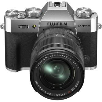 Bezspoguļa kameras - Fujifilm X-T30 II + 18-55mm Kit, silver 16759706 - быстрый заказ от производителя