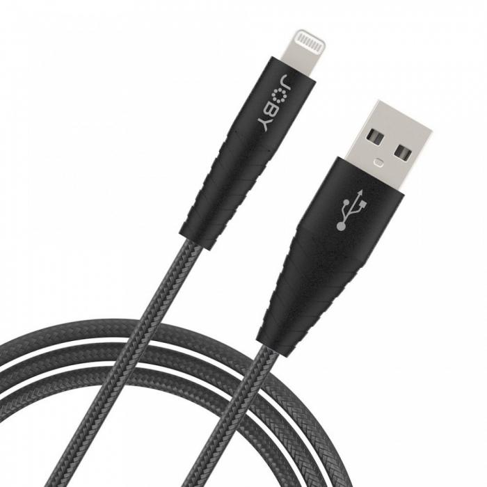 Vairs neražo - Joby cable Lightning - USB 1,2m, black JB01816-BWW