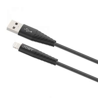 Vairs neražo - Joby cable Lightning - USB 1,2m, black JB01816-BWW