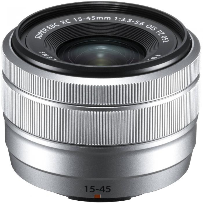 Objektīvi bezspoguļa kamerām - Fujifilm Fujinon XC 15-45mm f/3.5-5.6 OIS PZ objektīvs, sudrabots 16565818 - ātri pasūtīt no ražotāja