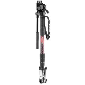 Monopodi - Manfrotto monopod Element MII Video MVMELMIIA4, red MVMELMIIA4 - ātri pasūtīt no ražotāja