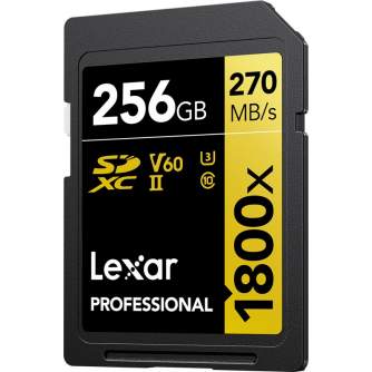 Карты памяти - Lexar memory card SDXC 256GB Professional 1800x UHS-II U3 V60 LSD1800256G-BNNNG - быстрый заказ от производителя