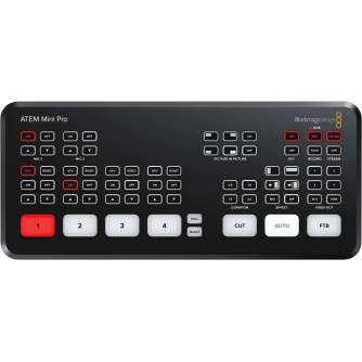 Straumēšanai - Blackmagic ATEM Mini Pro Switcher (BM-SWATEMMINIPR) - ātri pasūtīt no ražotāja