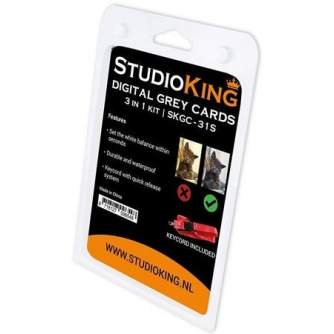 White Balance Cards - StudioKing Digital Grey Card SKGC-31S - quick order from manufacturer