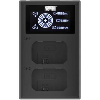 Chargers for Camera Batteries - Newell FDL-USB-C dual-channel charger for NP-FW50 - quick order from manufacturer