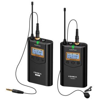 Bezvadu audio sistēmas - Ikan Wireless Microphone System & One Receiver (CoMica CVM-WM100) - быстрый заказ от производителя