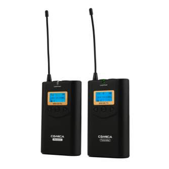 Bezvadu audio sistēmas - Ikan Wireless Microphone System & One Receiver (CoMica CVM-WM100) - быстрый заказ от производителя