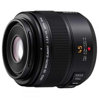 Mirrorless Lenses - Panasonic LEICA DC Makro Elmarit 45mm F2.8 (H-ES045E) - quick order from manufacturer