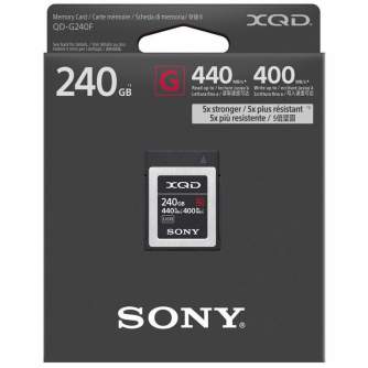 Карты памяти - SONY 240GB XQD MEMORY CARD G SERIES 440MB/S - быстрый заказ от производителя