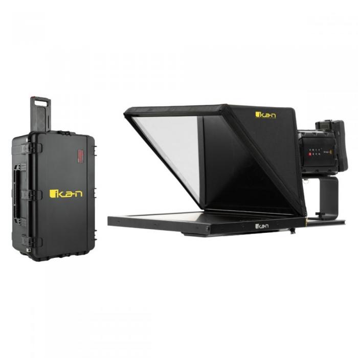 Teleprompteri - Ikan PT4900-SDI-TK 19" High Bright Teleprompter with 3G-SDI Travel Kit - ātri pasūtīt no ražotāja