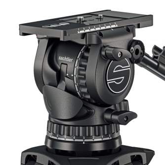 Statīvu galvas - Sachtler aktiv12T Fluidhead with SpeedLevel Technology, 100mm Bowl - ātri pasūtīt no ražotāja